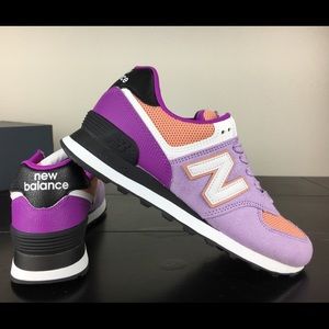 New balance 574 pink/purple womens shoes BRAND NEW